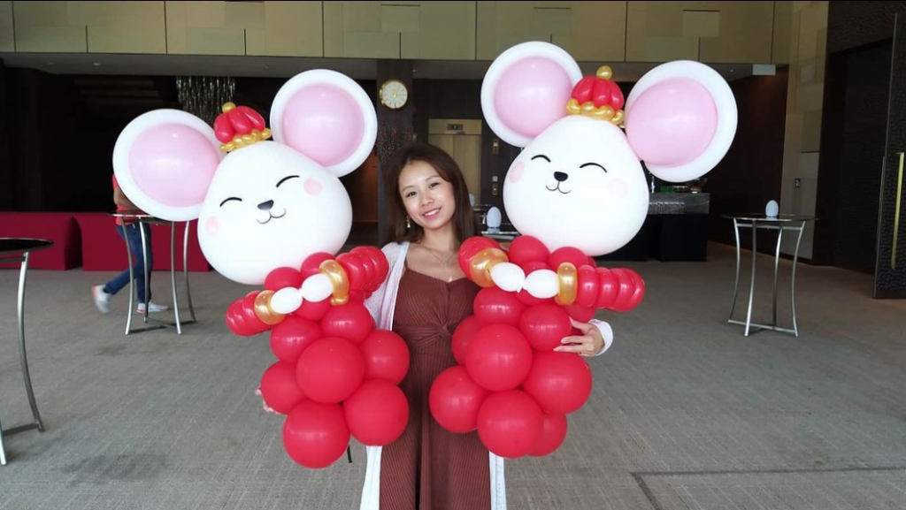 Chinese New Year Mouse Zodiac Balloon Sculpture