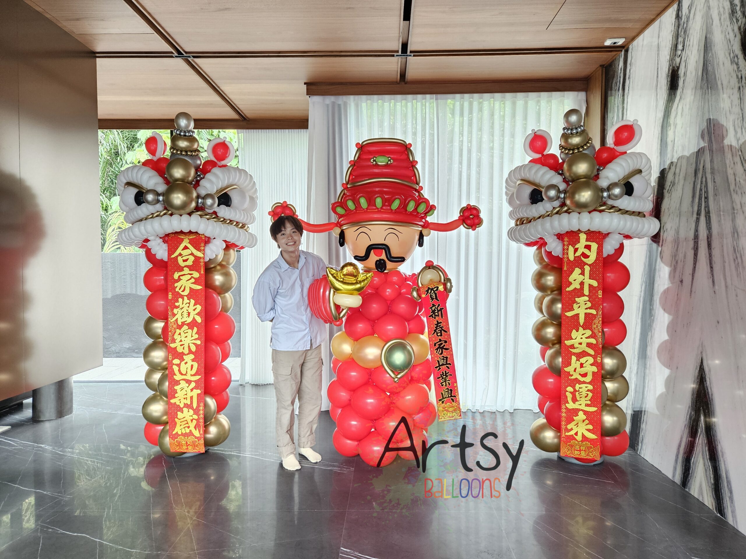 , 2026 Chinese New Year Balloon Decoration Price List Singapore, Singapore Balloon Decoration Services - Balloon Workshop and Balloon Sculpting