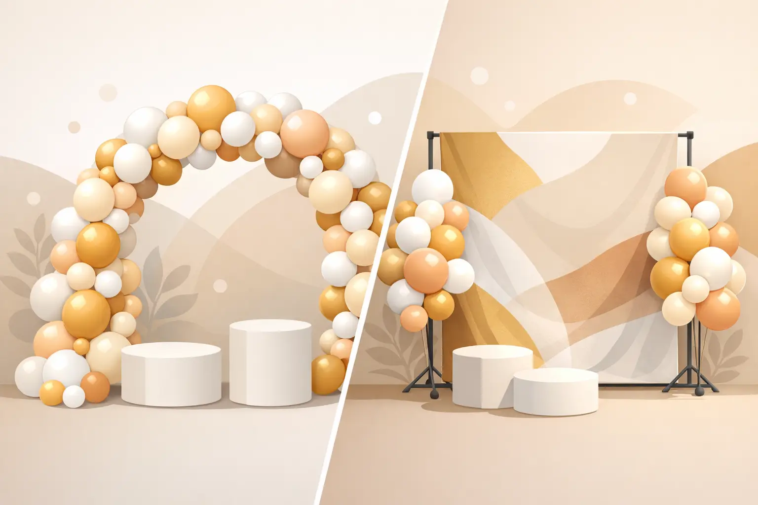 balloon arch vs backdrop, Balloon Arch vs Backdrop: Which Fits Best?, Singapore Balloon Decoration Services - Balloon Workshop and Balloon Sculpting